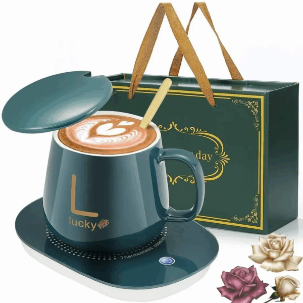 Electric Coffee Warmer Mug