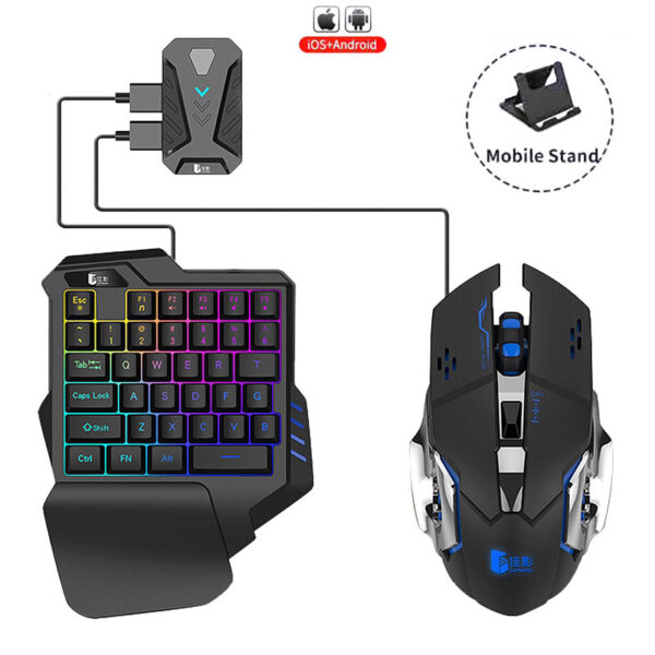 Gaming Wireless Bluetooth 5 IN 1 Combo Keyboard And Mouse