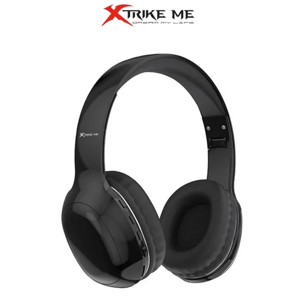 XTRIKE ME HD-215 BLUETOOTH 5.3V WIRELESS HEADSET COMFORTABLE & ERGONOMIC DESIGN