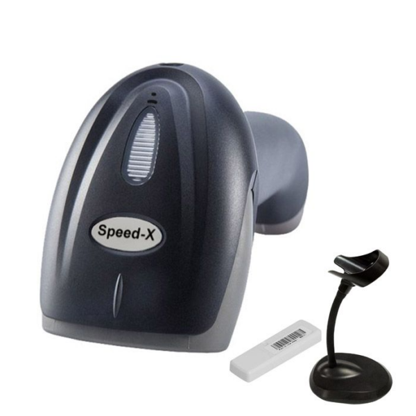 SPEED-X 60D 2D Wirless 2.4Ghz barcode scanner With Stand
